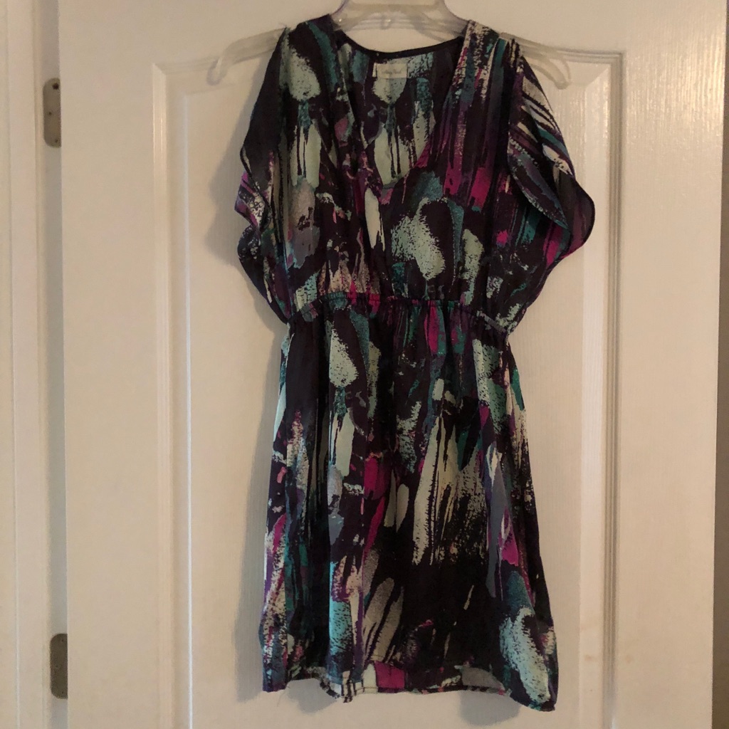 Honey Punch Silky Pattered Dress
